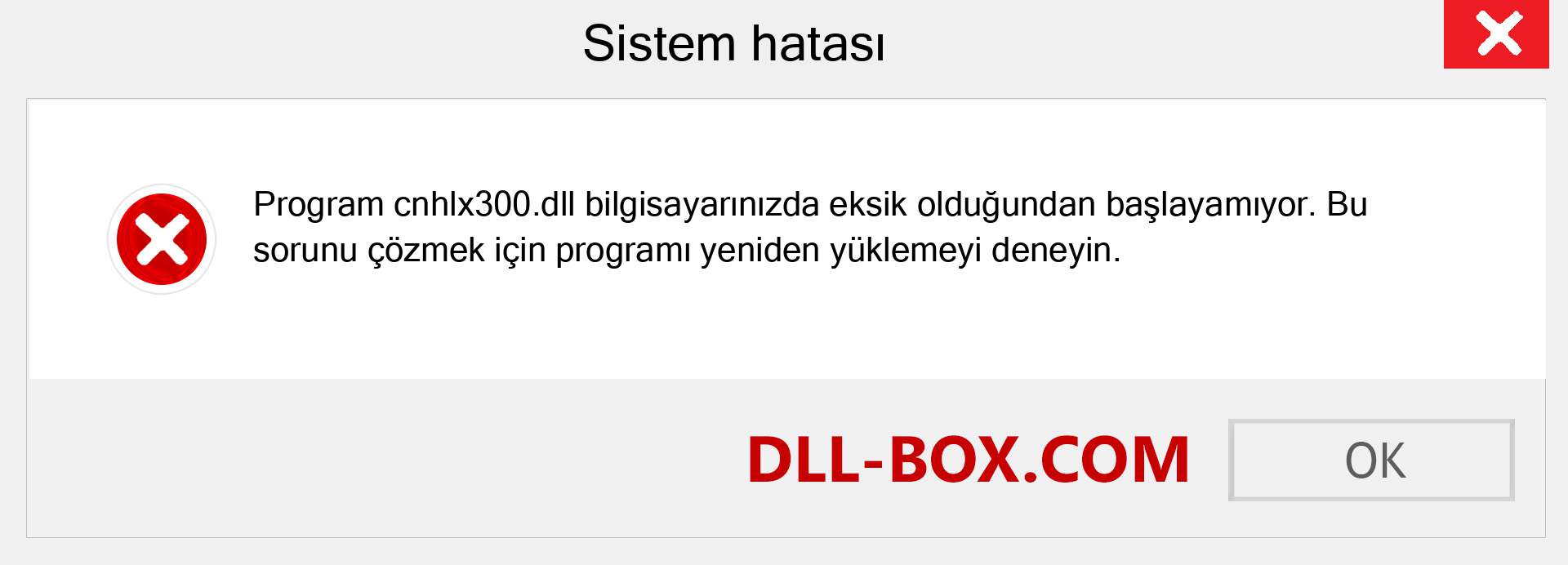 cnhlx300.dll dosyası eksik mi? Windows 7, 8, 10 için İndirin - Windows'ta cnhlx300 dll Eksik Hatasını Düzeltin, fotoğraflar, resimler